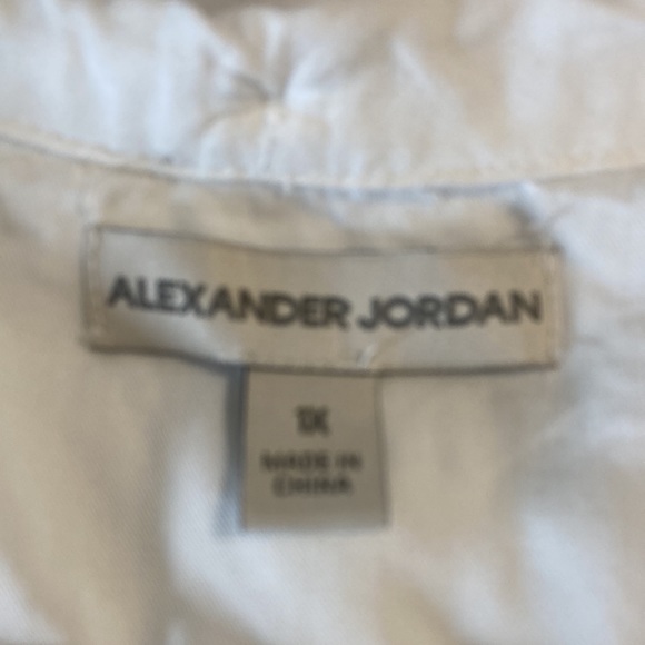 Alexander Jordan white button-down blouse - Picture 3 of 4